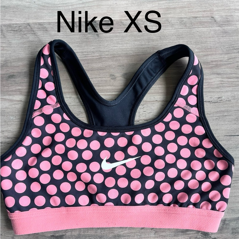 Nike XS Pink & Black sports bra